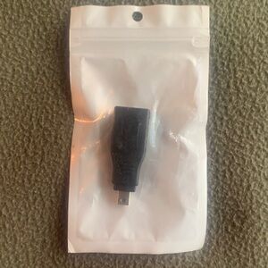 NIP eForCity USB 2.0 Type A to Mini USB 5-pin Type B female/male adapter. Black.